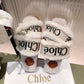 Chloe鞋-Chloe 羊羔毛 拖鞋（白）