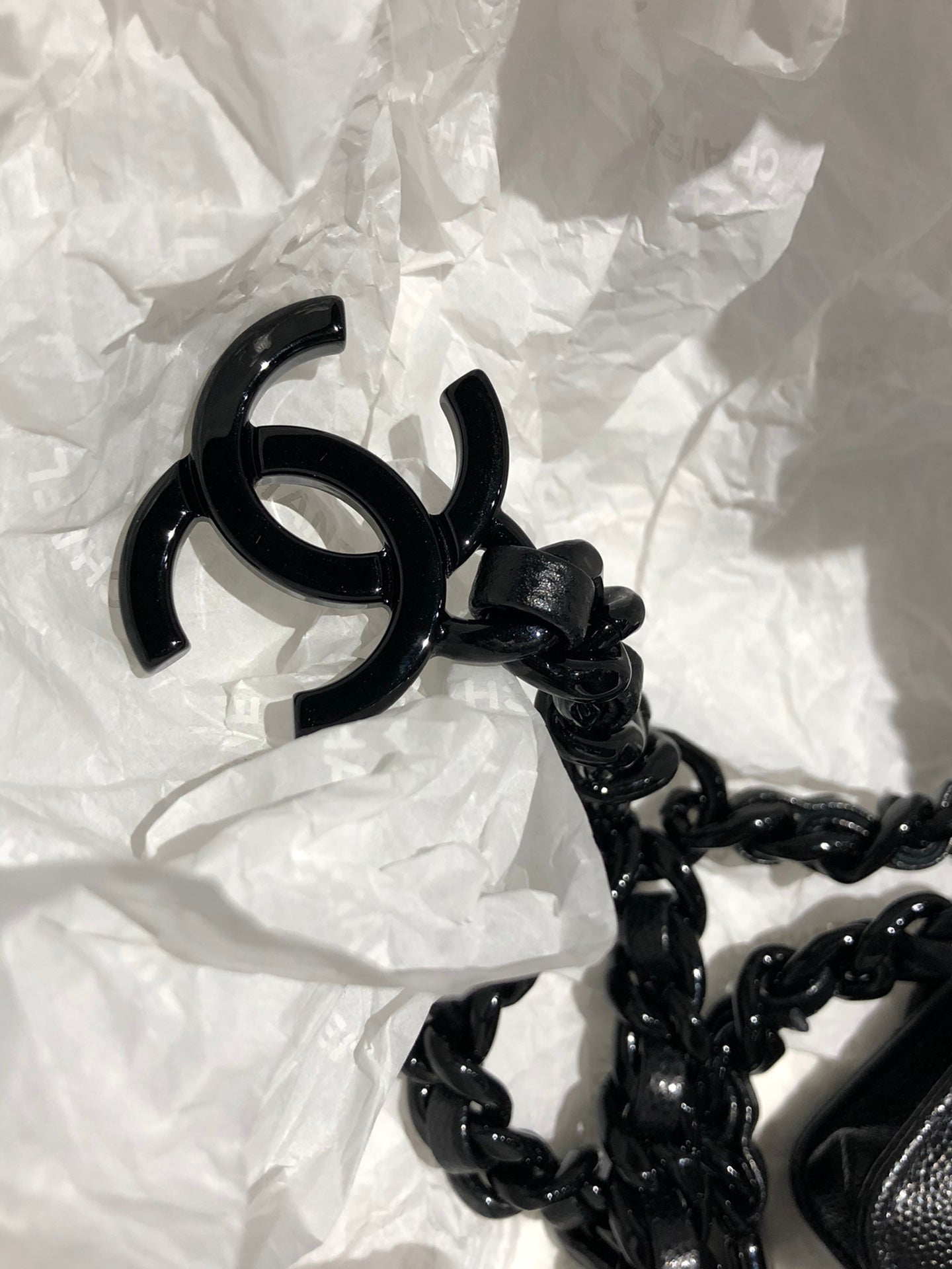 Chanel 黑色卡包