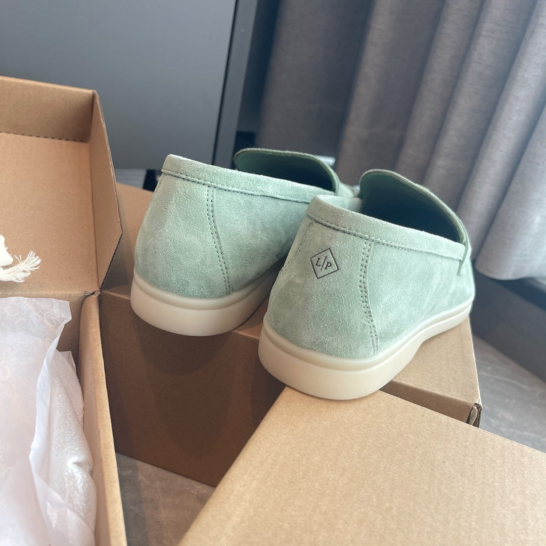 Loro p1ana-福樂鞋 平底鞋 淺綠色