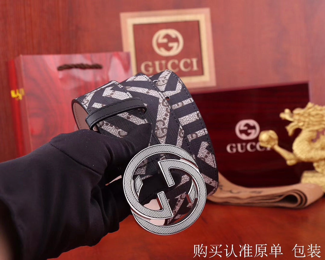 古G家-皮帶-3.8cm-男款