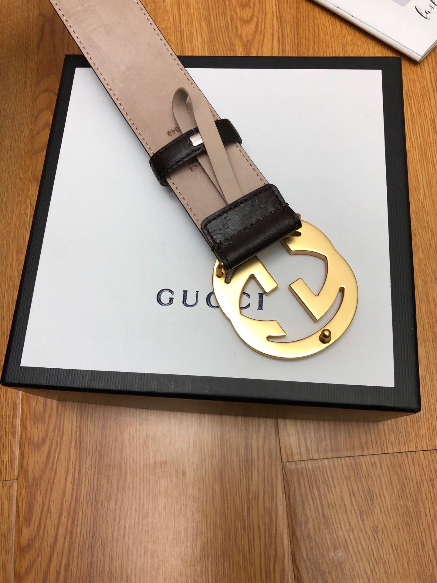 古G家-皮帶-3.8cm-男款