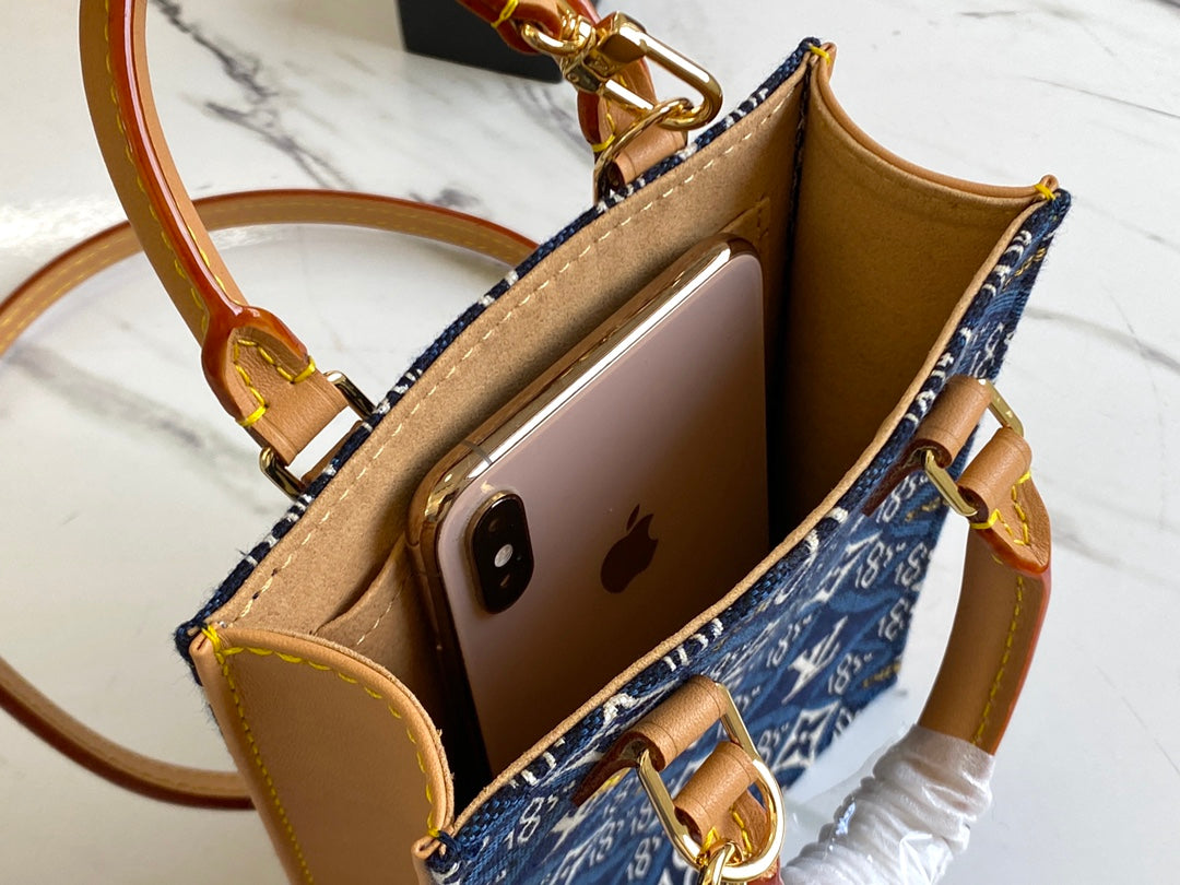M80288 路L家-Petit Sac Plat 手袋  Since 1854 提花織紋