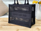 Dior Book Tote-小號36.5cm-黑色網格