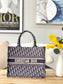 Dior Book Tote-小號36.5cm-深藍老花