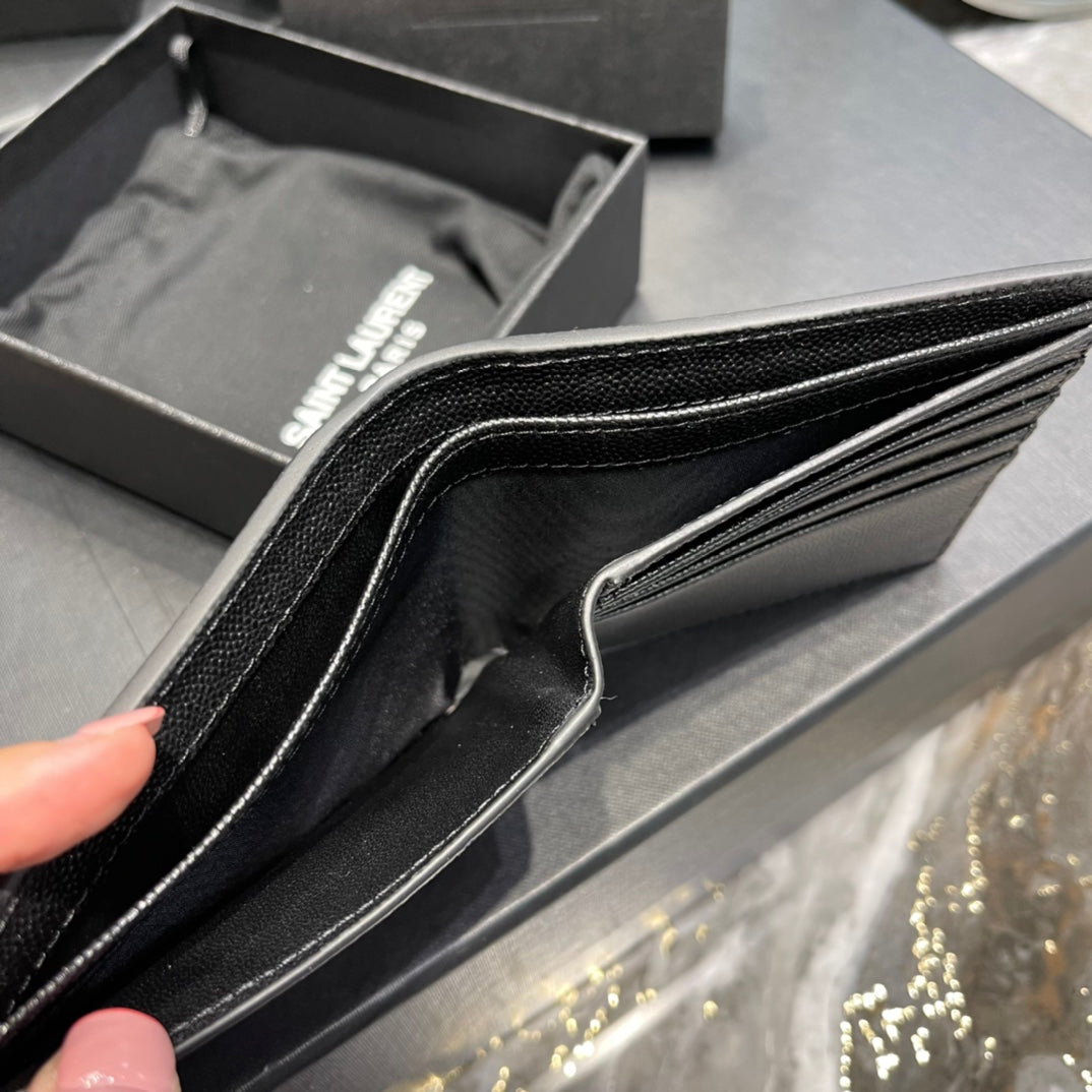 YSL 男士短款單隔層錢包