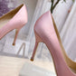 Manolo Blahnik-尖頭 高跟鞋 細跟鞋 粉色