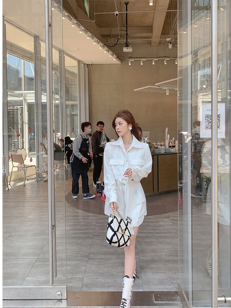 Chanel 19Bag 牛皮款-黑白格紋