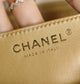 Chanel 金球CF口蓋包-白色