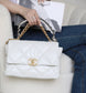 Chanel 19Bag-中號白色