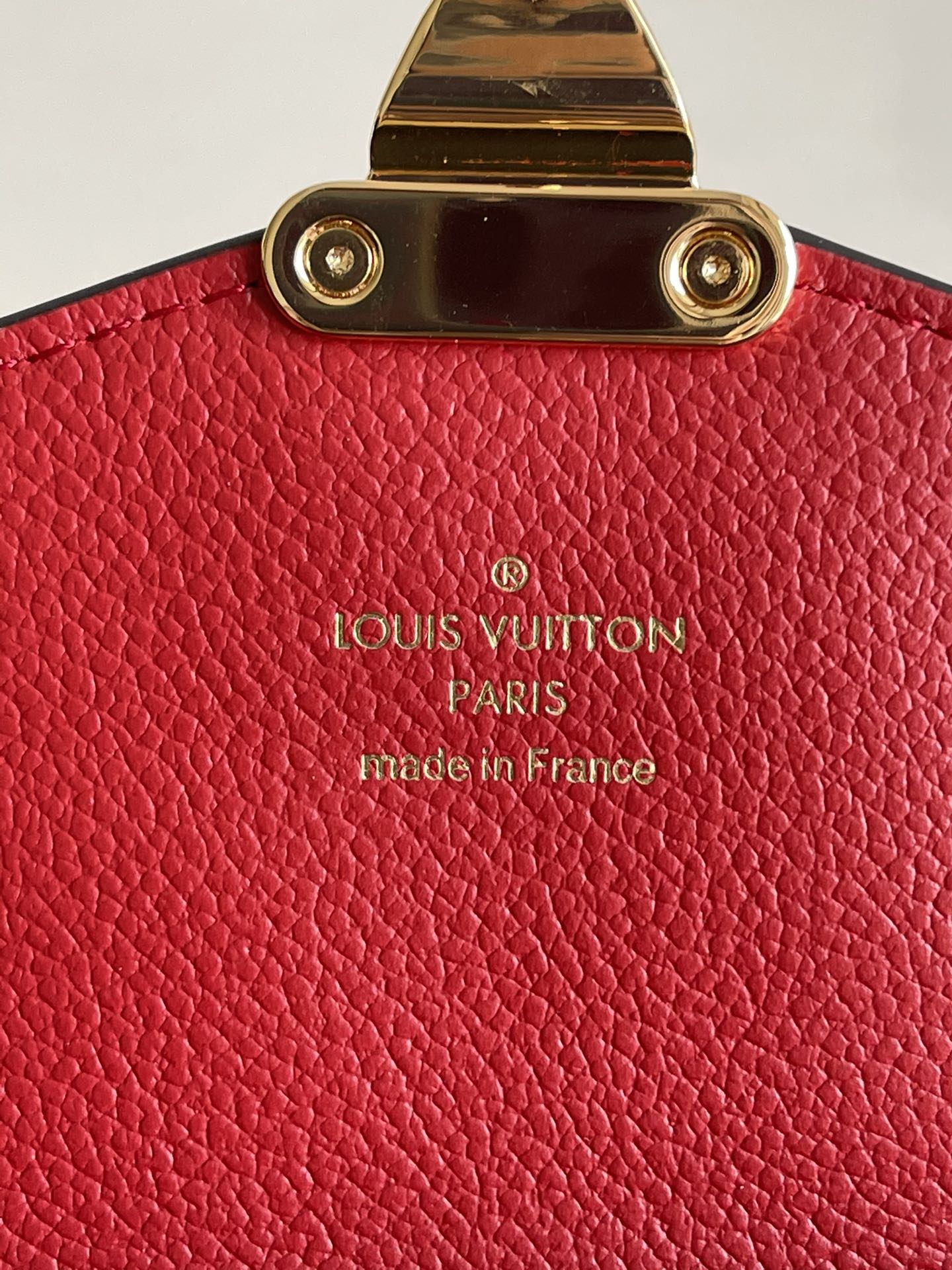 LV M58414 大紅老花 信封式Pallas錢夾