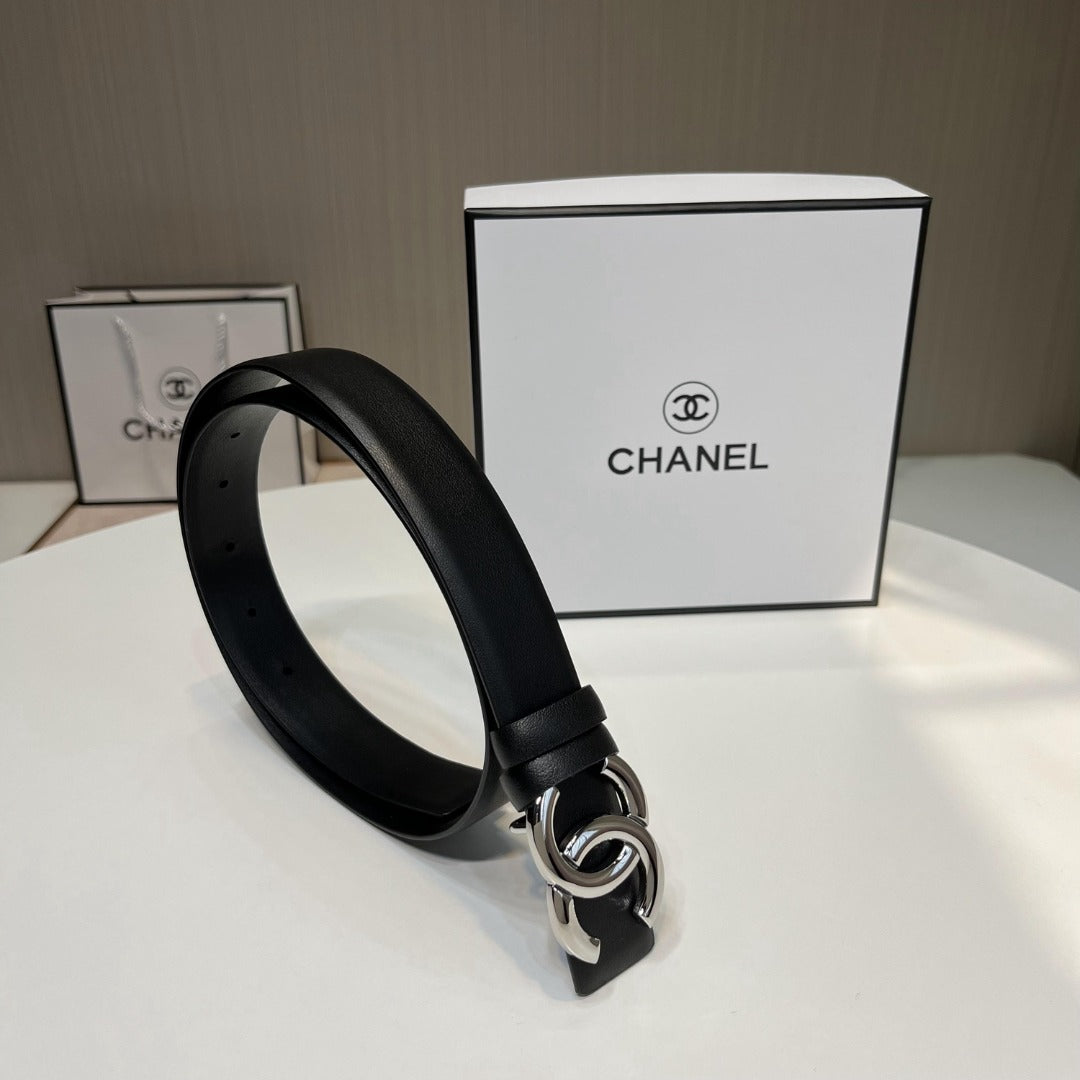 小香家-黑色皮帶-3.0cm