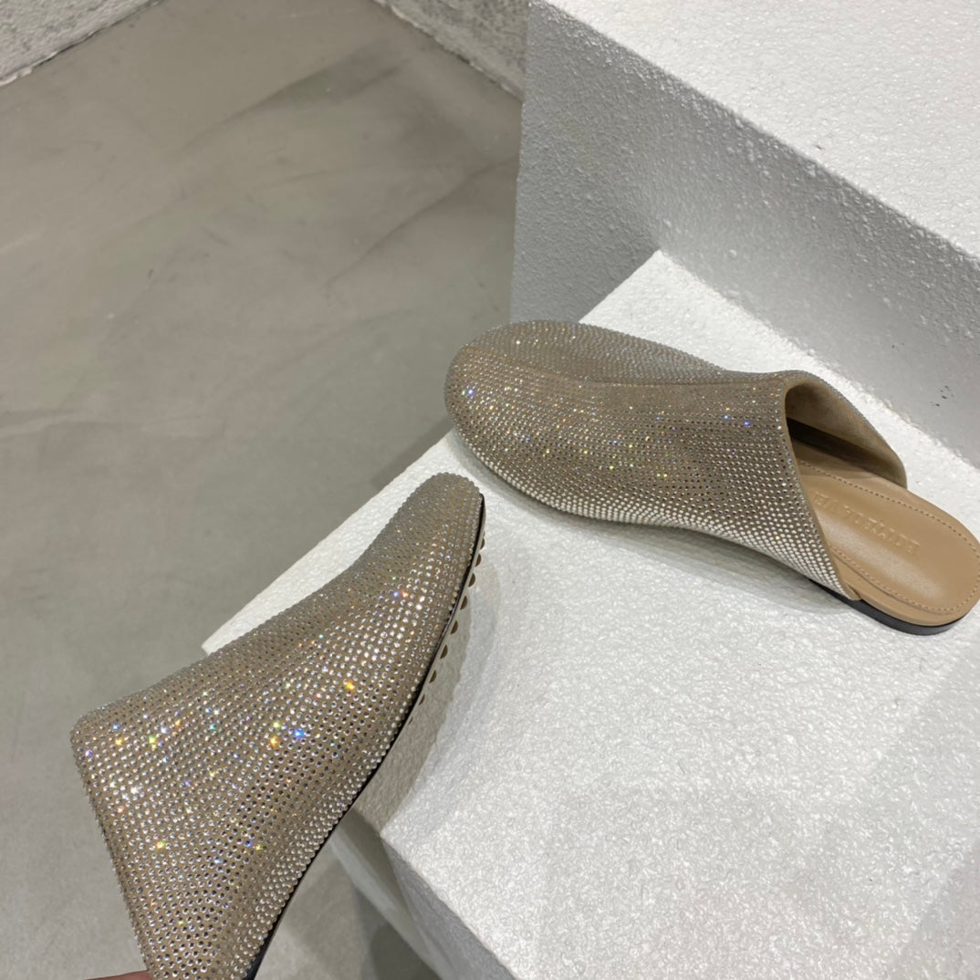 B編織-22S官網秋冬新品 豆豆鞋底鑽拖（35-39，40-42可訂製）