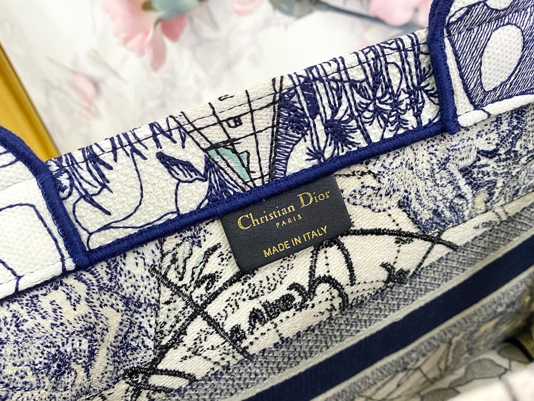Dior Book Tote-小號36.5cm-五角星