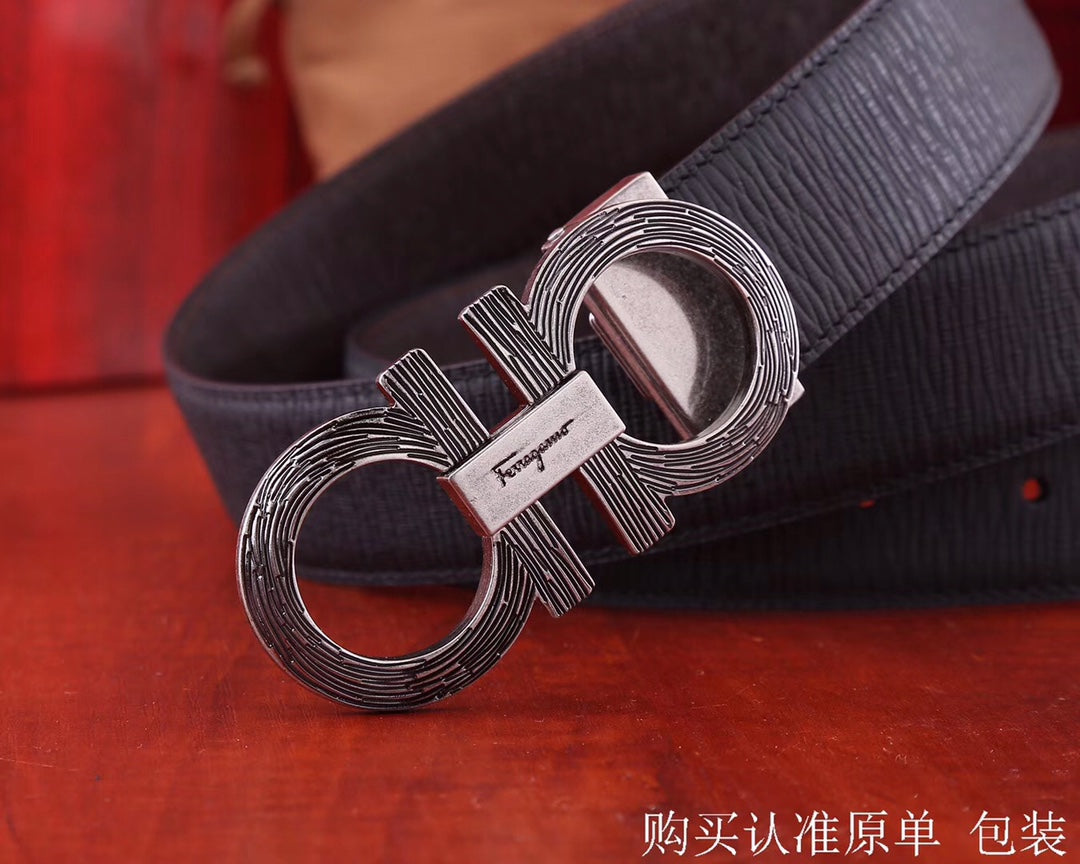 SF菲拉格-皮帶-3.4cm-男款