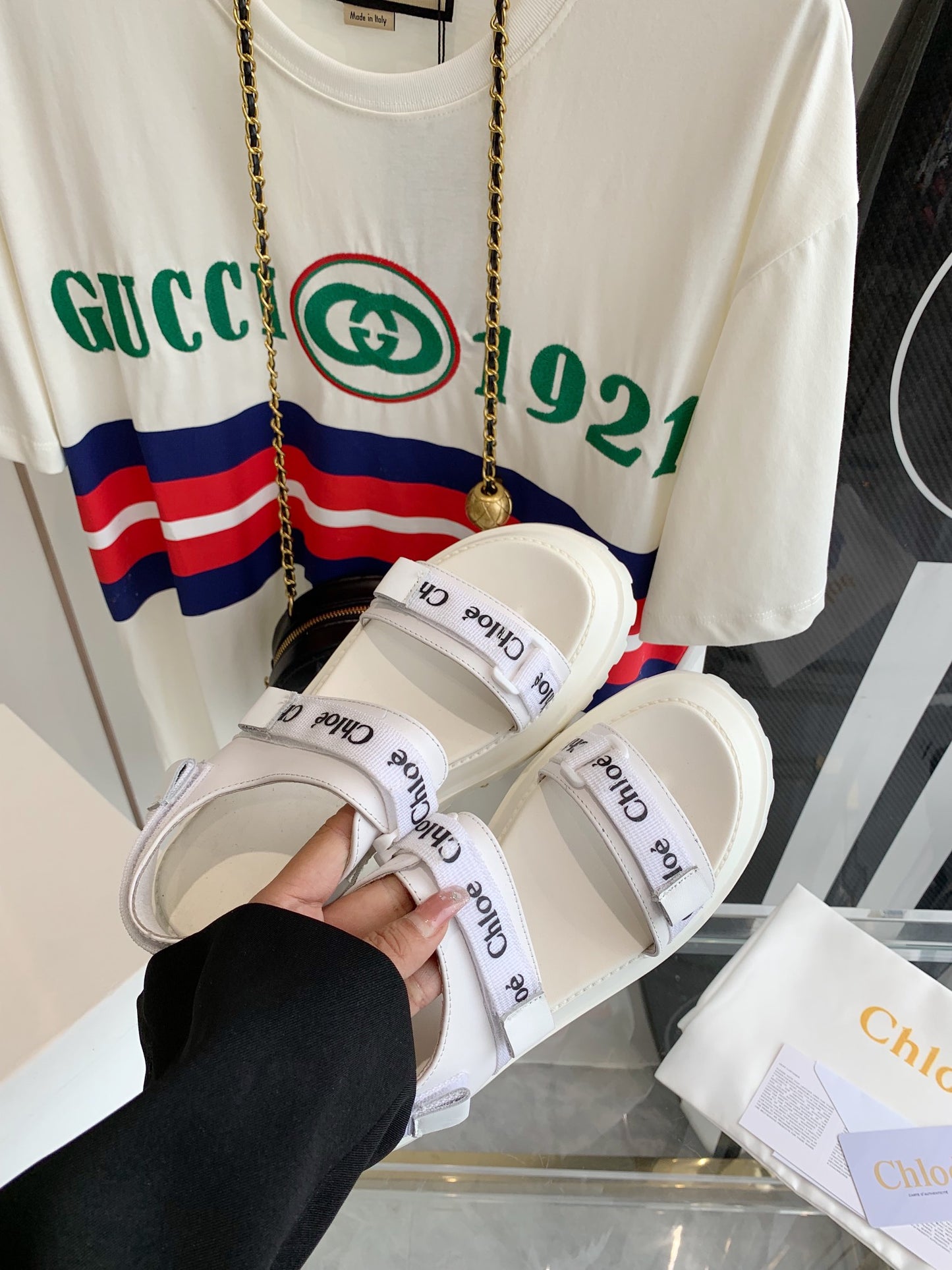 克羅C-厚底涼鞋（尺碼35-40）