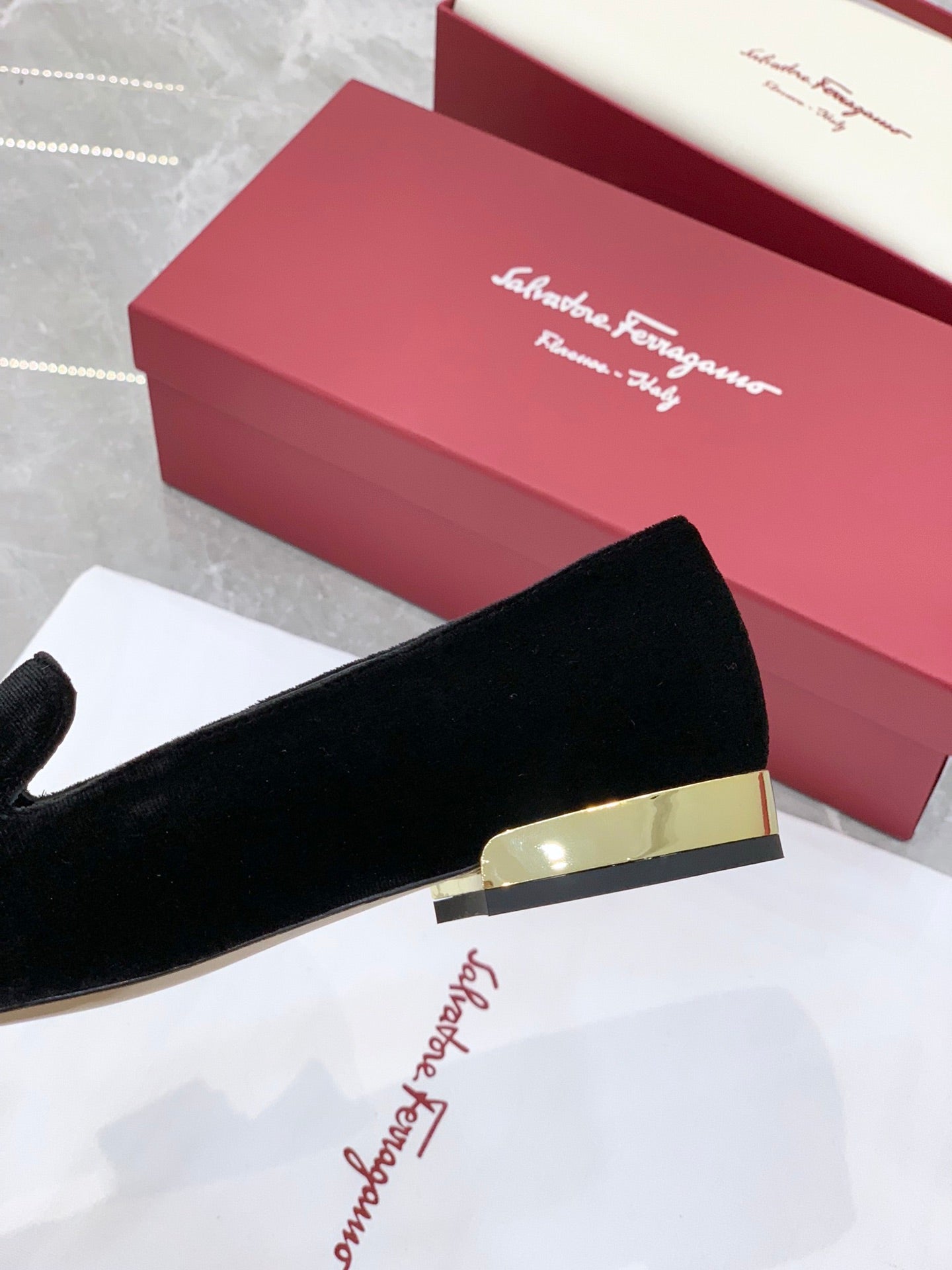 Salvatore Ferragamo鞋-菲拉格慕 方頭樂福鞋