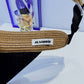 JIL SANDER 織帶拼接防曬帽