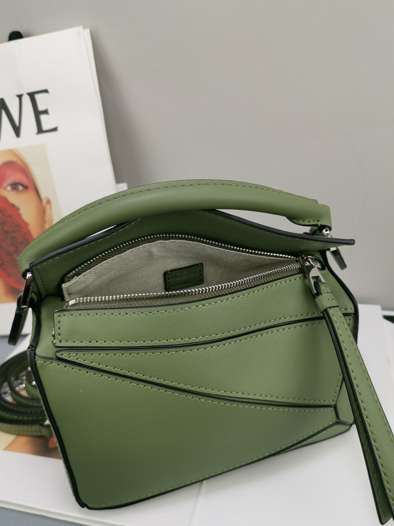 羅L威-Puzzle bag mini 小牛皮