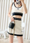 小香家-手工坊鏈條 手柄化妝小桶包羊皮 上身圖