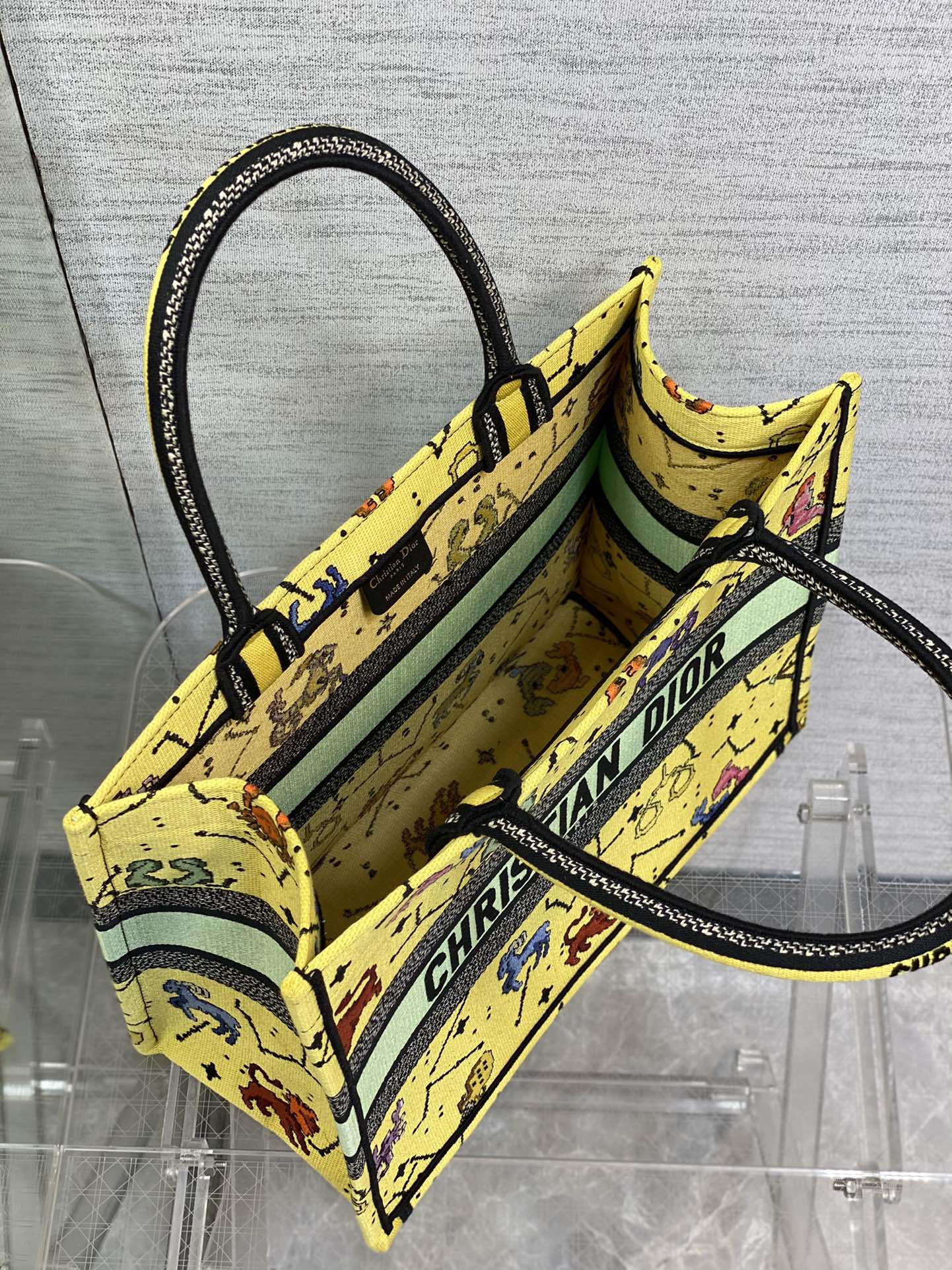 迪D家 Book Tote-中號36.5cm-七夕情人節限定 黃色
