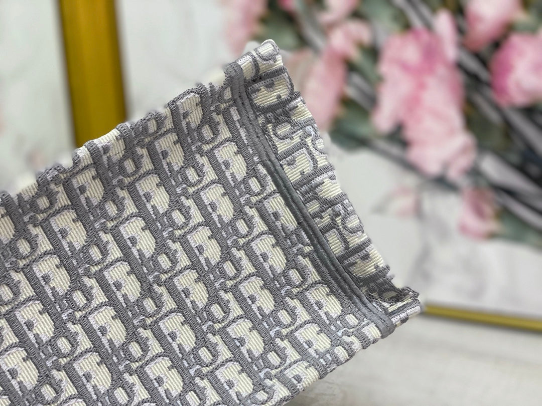Dior Book Tote-小號36.5cm-灰色老花
