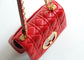 Dior Caro 小號20cm-紅色小牛皮