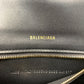 巴黎世-沙漏包S-黑色平紋皮