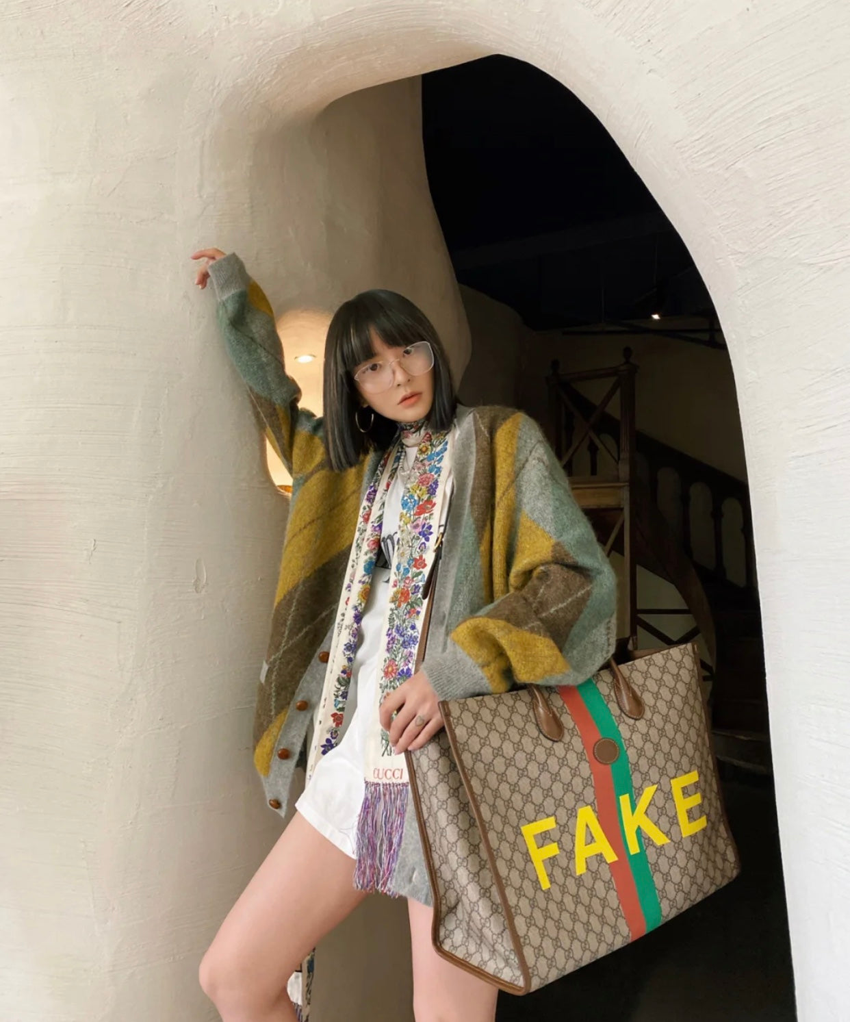 古G家-FACK NOT系列-托特包