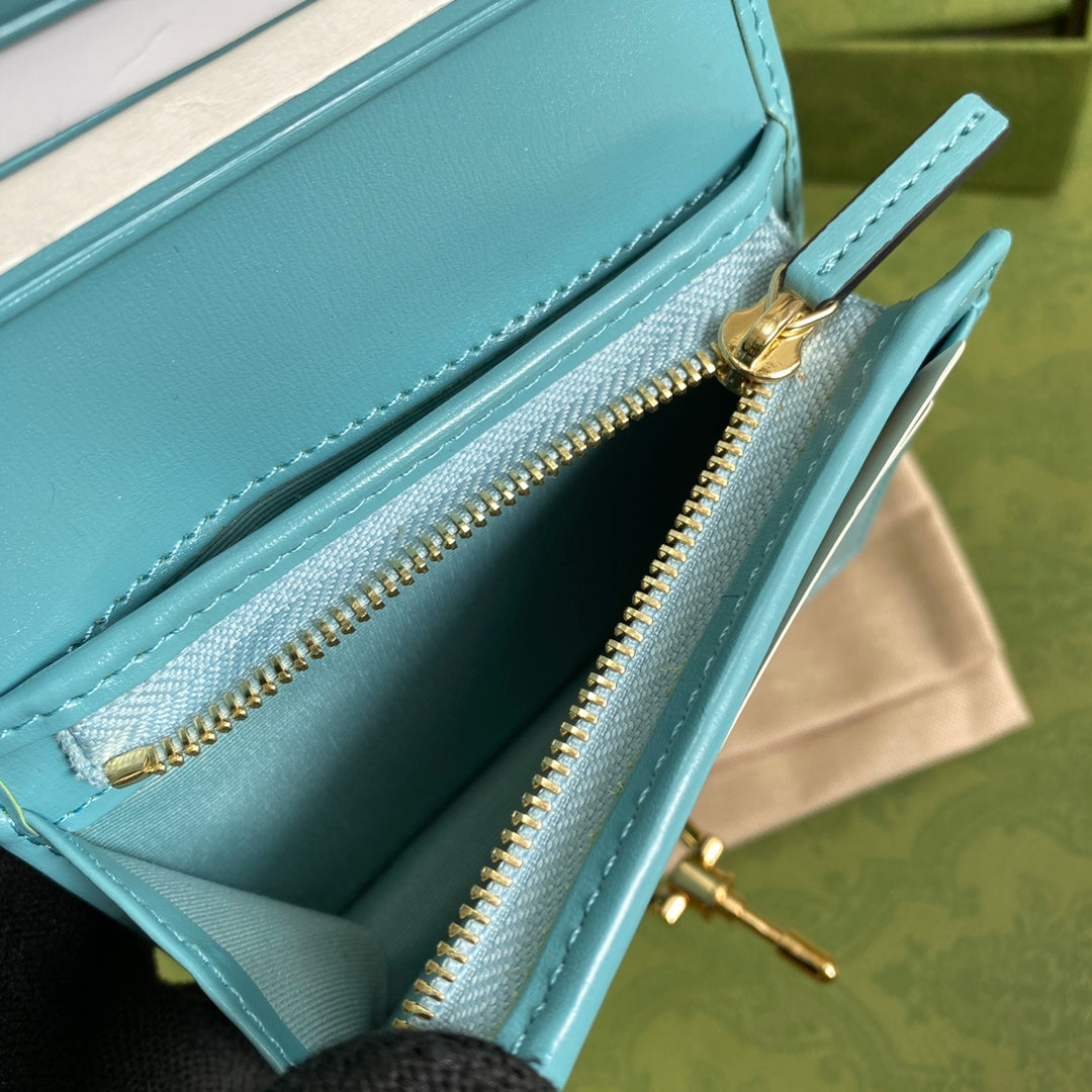 Gucci Jackie1961 系列拉鍊卡包短夾