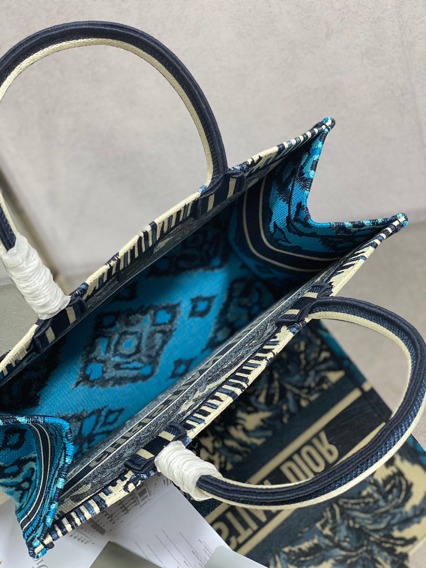 Dior Book Tote-小號36.5cm-夏日椰林