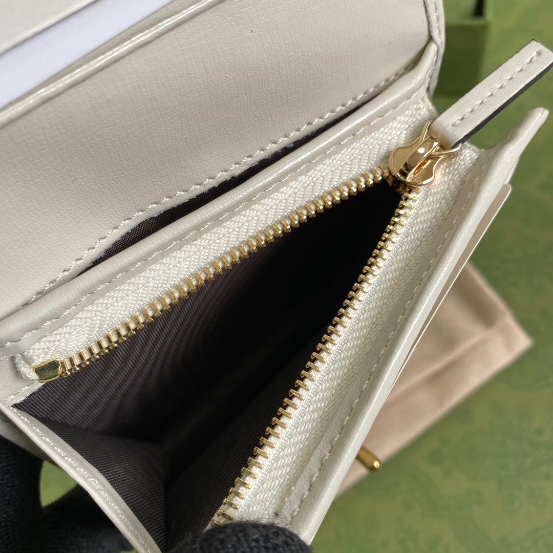 Gucci Jackie1961 系列拉鍊卡包短夾