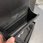 YSL 新品短夾 黑色銀扣