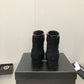 小香家-2022秋冬新款 菱格短靴 黑色