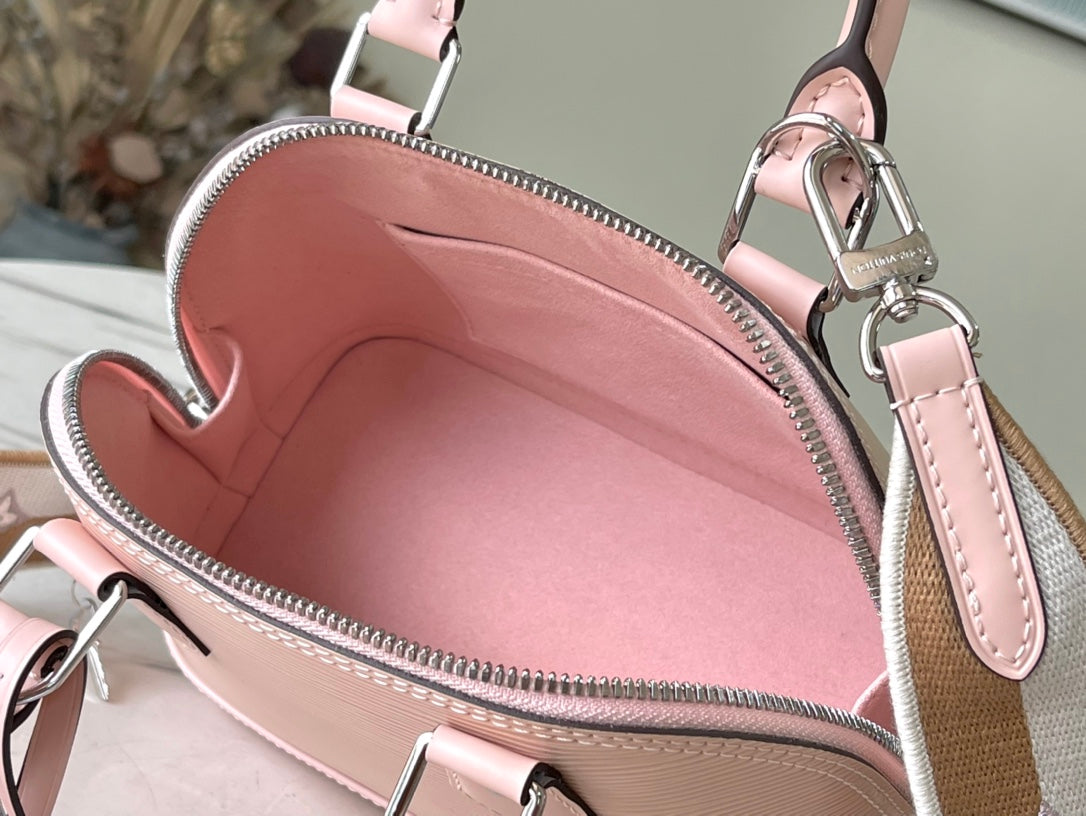 M40302 路L家-Alma手袋 貝殼包 粉色