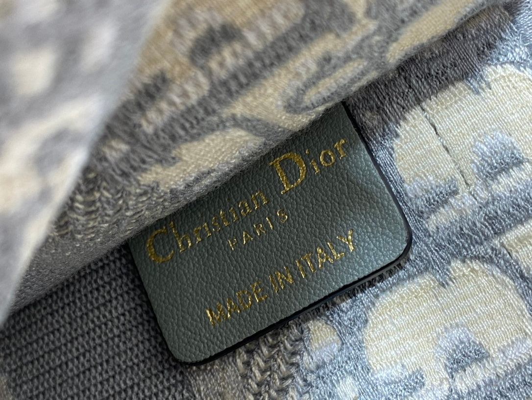 Dior Book Tote-Mini 23cm-灰色老花
