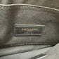 YSL Monogram 手拿包-白山形紋金扣