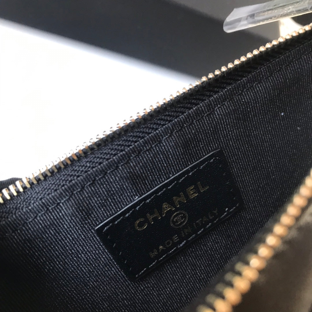 Chanel 拉鍊長夾卡包-扁長夾