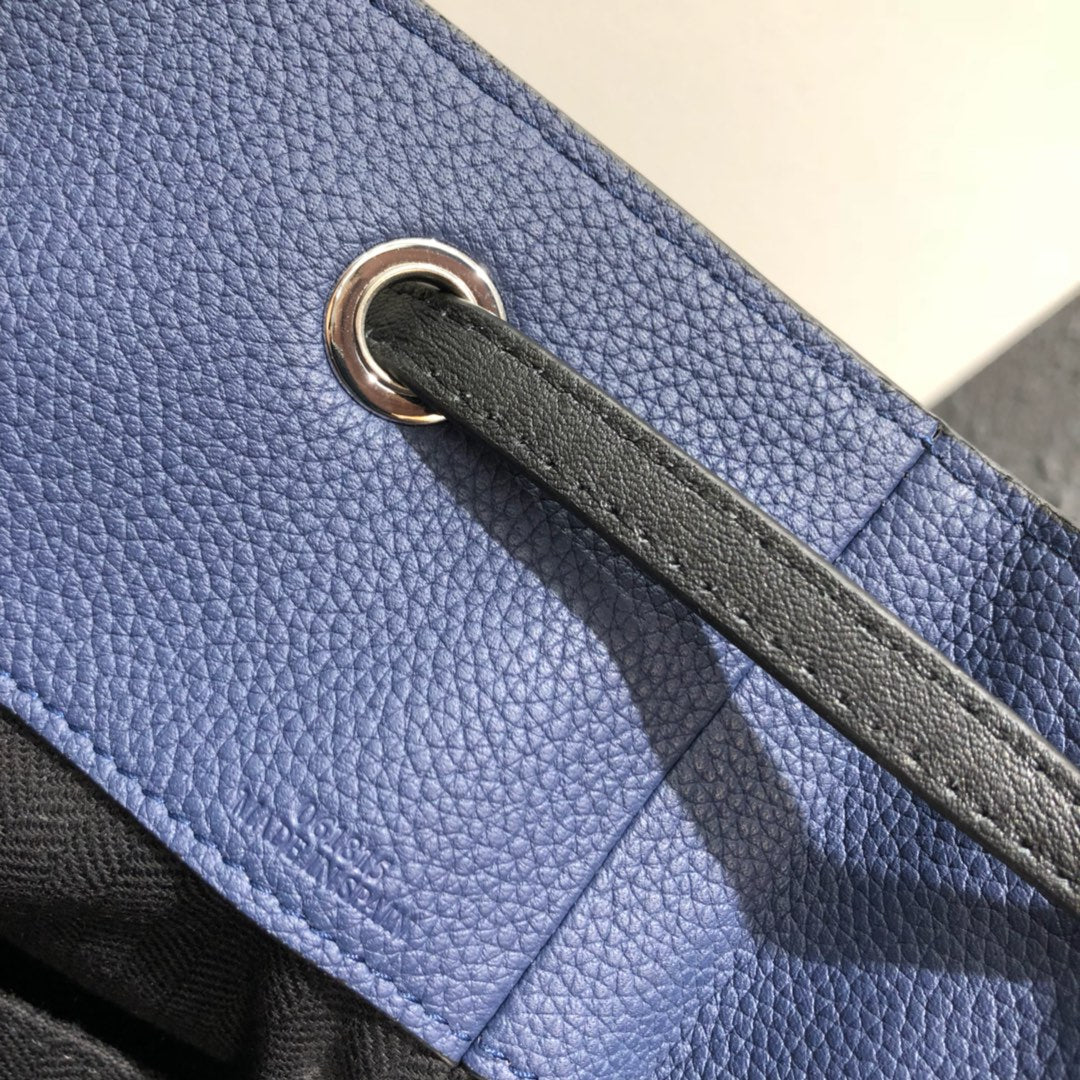 Loe-Puzzle Backpack 後背包 藍色