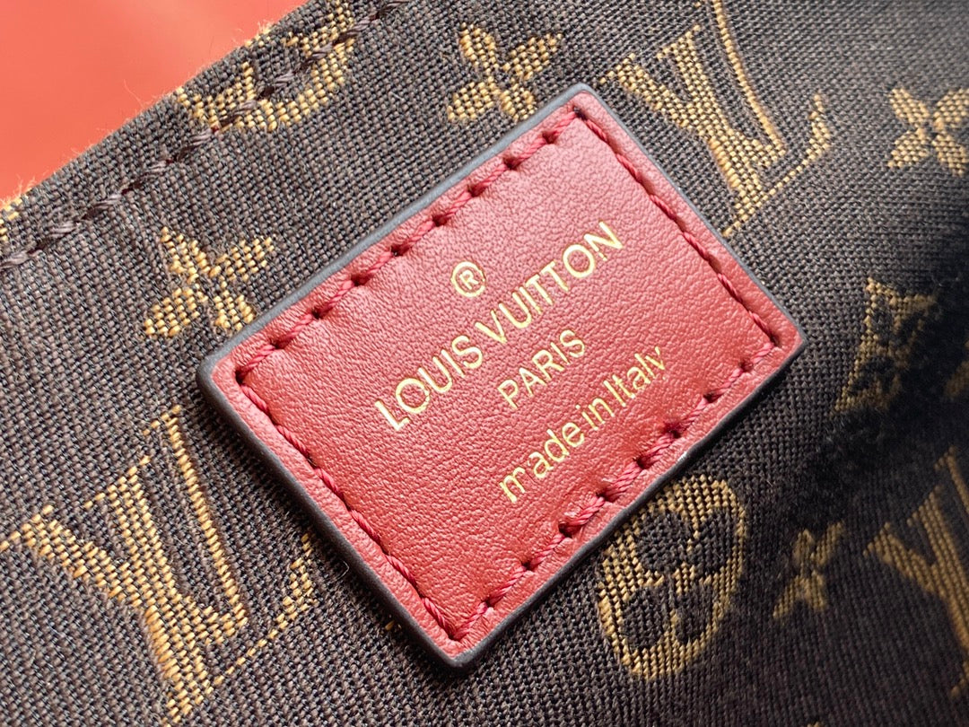 LV M57745 磚紅色 Rendez-Vous 手袋