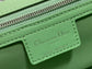 Dior Caro 大號28cm-綠色銀扣小牛皮