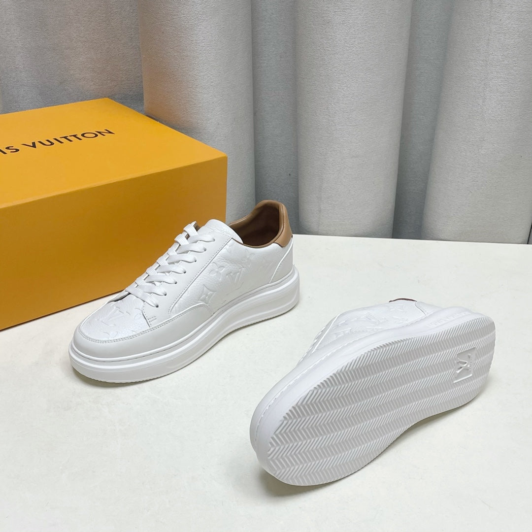 Lou-Beverly Hills 厚底休閒鞋 白色