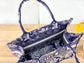 Dior Book Tote-小號36.5cm-深藍老虎