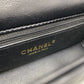 Chanel 拋光小羊皮菱格口蓋包
