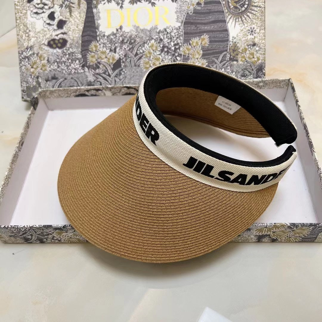 JIL SANDER 空頂遮陽帽