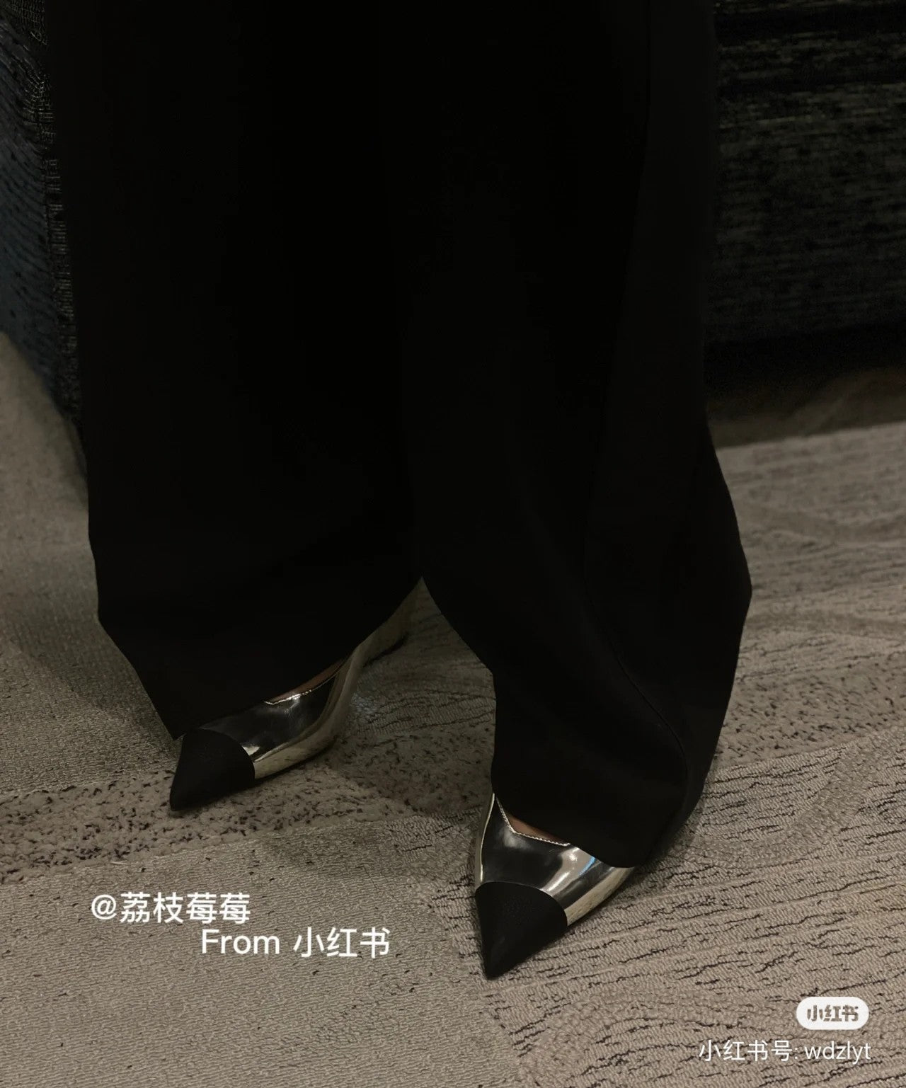 小香家-2022早春新款 坡跟單鞋 上身圖