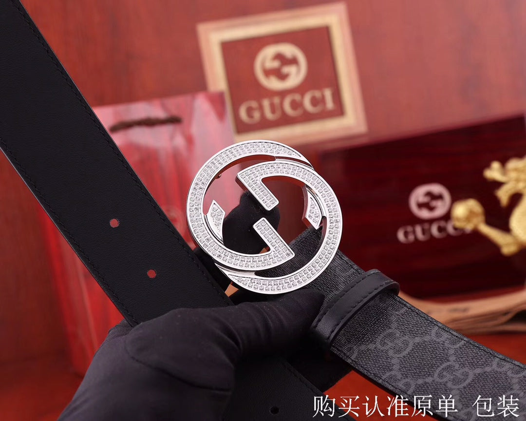 古G家-皮帶-3.8cm-男款