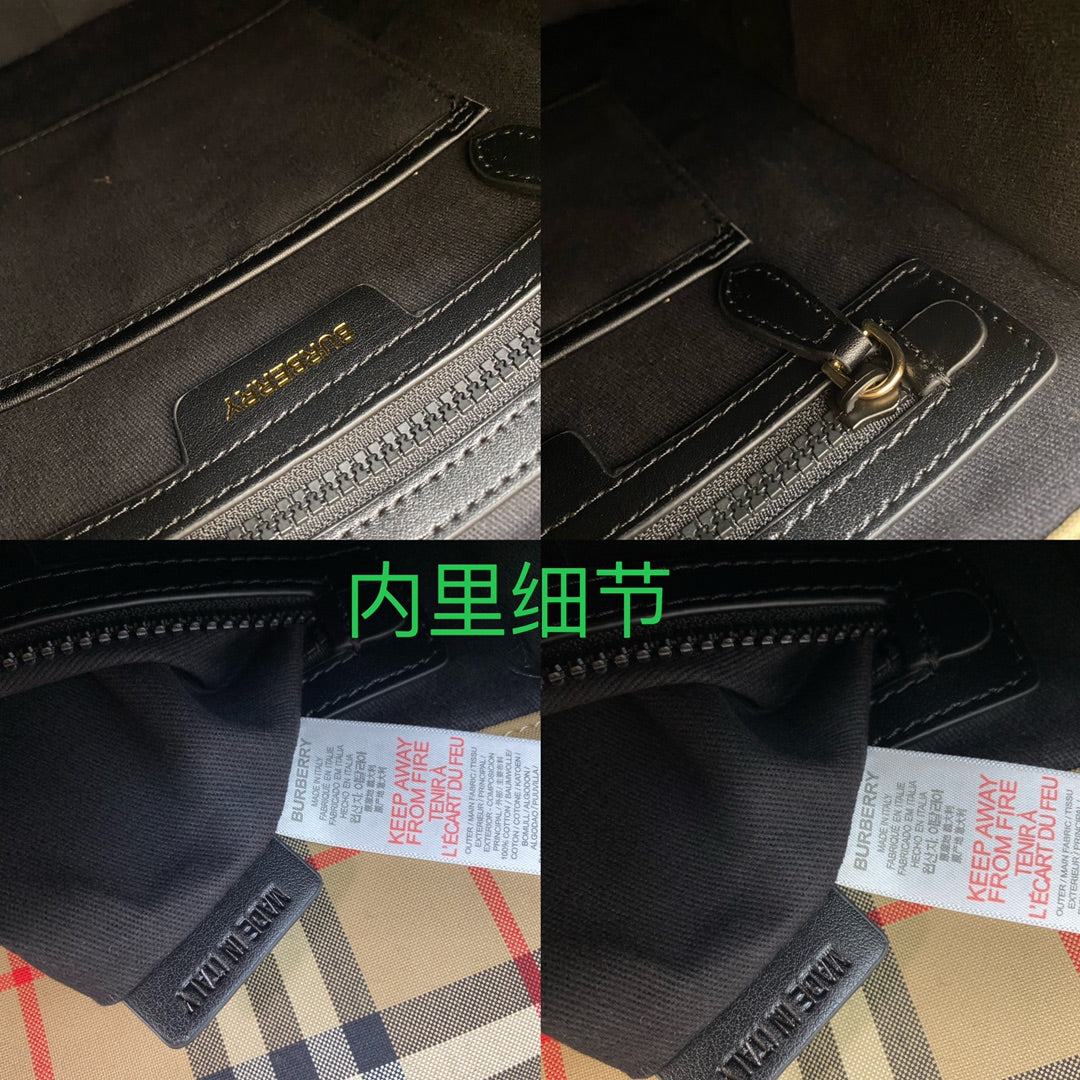 巴B家-格紋雙肩包 方正版型學院風 後背包