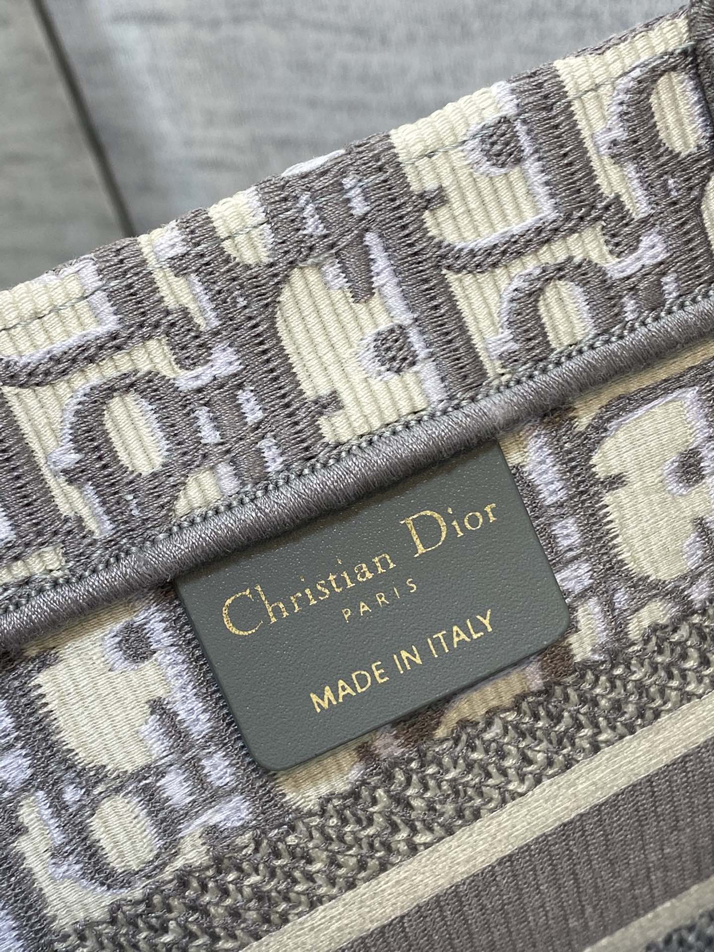 Dior Book Tote-小號36.5cm-灰色老花