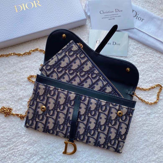 Dior Saddle 馬鞍系列 二合一鏈條包