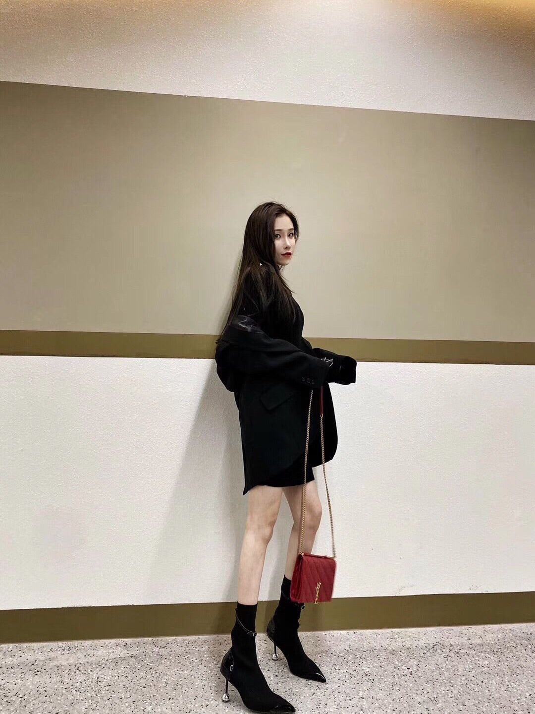 聖Y羅-Becky菱形絎縫小羊皮鏈條包